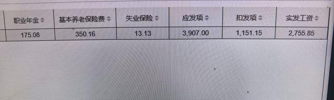 河南某网友发的工资表，工龄3年的某县城九级职员，到手每月2755。

各地市和省