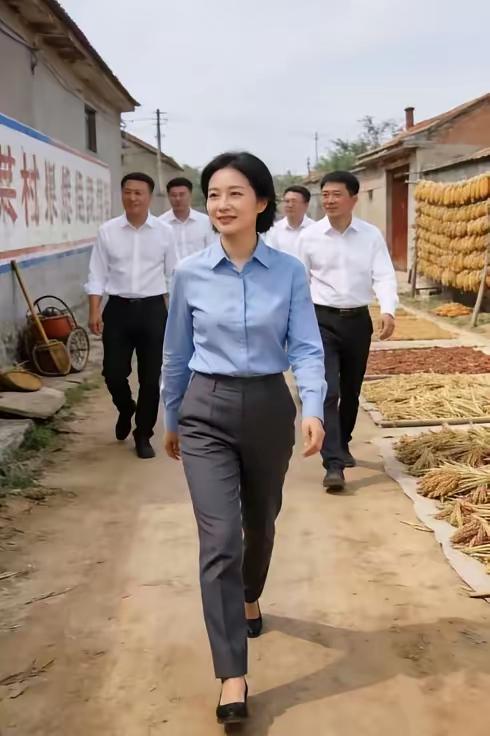 鹤立鸡群！目睹这张照片，让人又会情不自禁联想到当下我们的一些基层干部，想到他们所