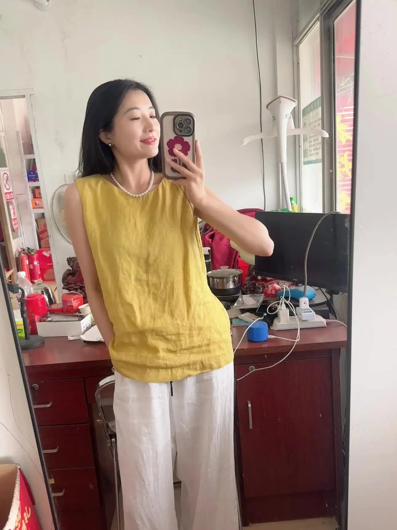 在店里啦～
