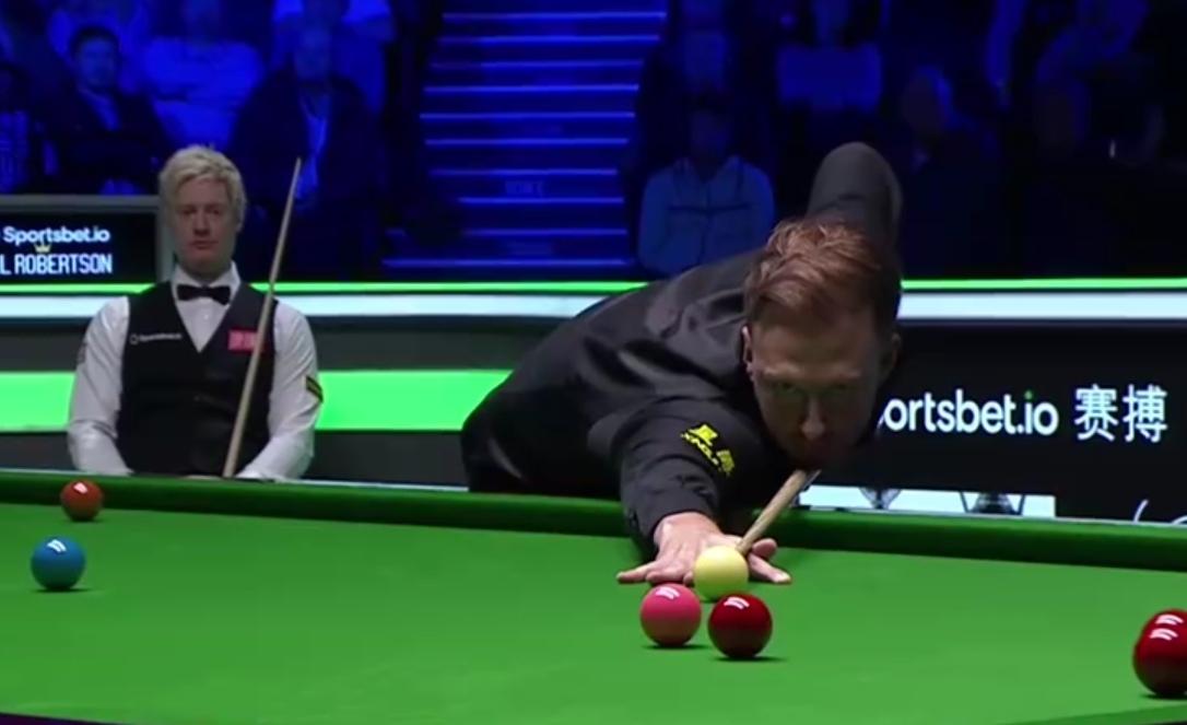 斯诺克巡回锦标赛：特鲁姆普火力全开10-4战胜尼尔罗伯逊率先晋级决赛
​
​  