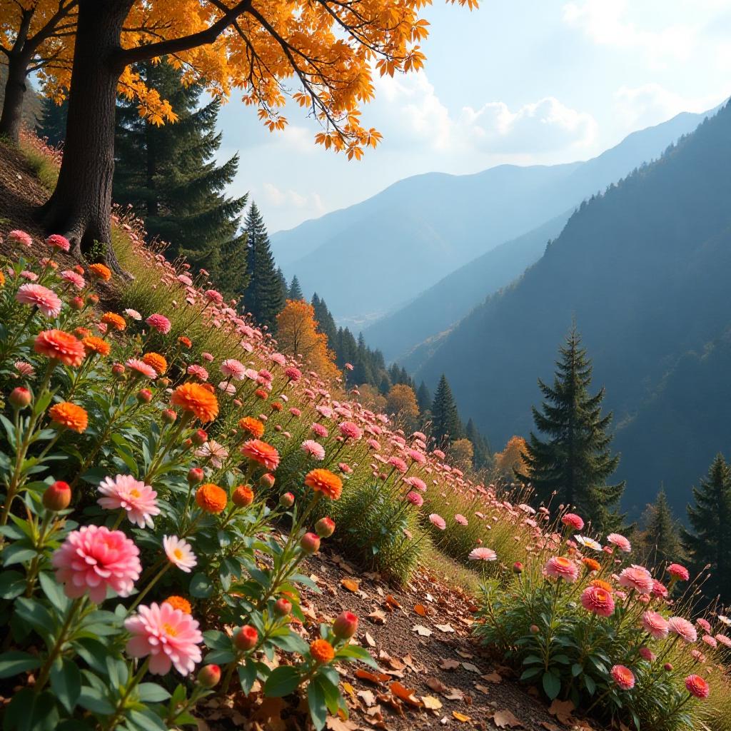 秋风执笔，霜色为墨，林间便展开一幅磅礴的油画。落叶知秋凉，却更知秋色浓——那银杏