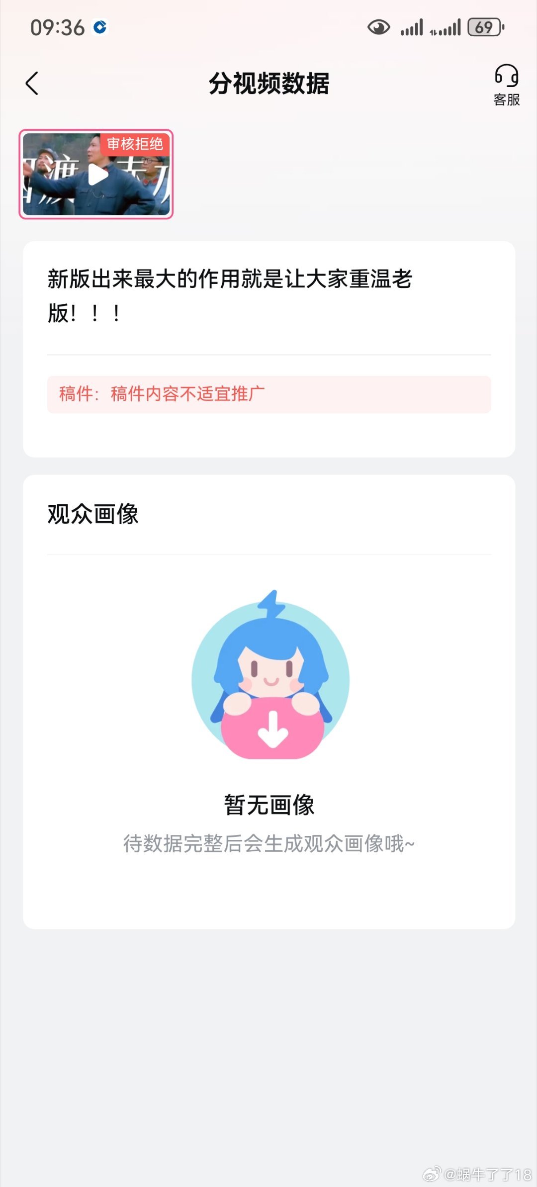 昨天新发的那个四渡赤水的视频，昨天点赞播放都还不错，今天突然就没啥流量了，然后我