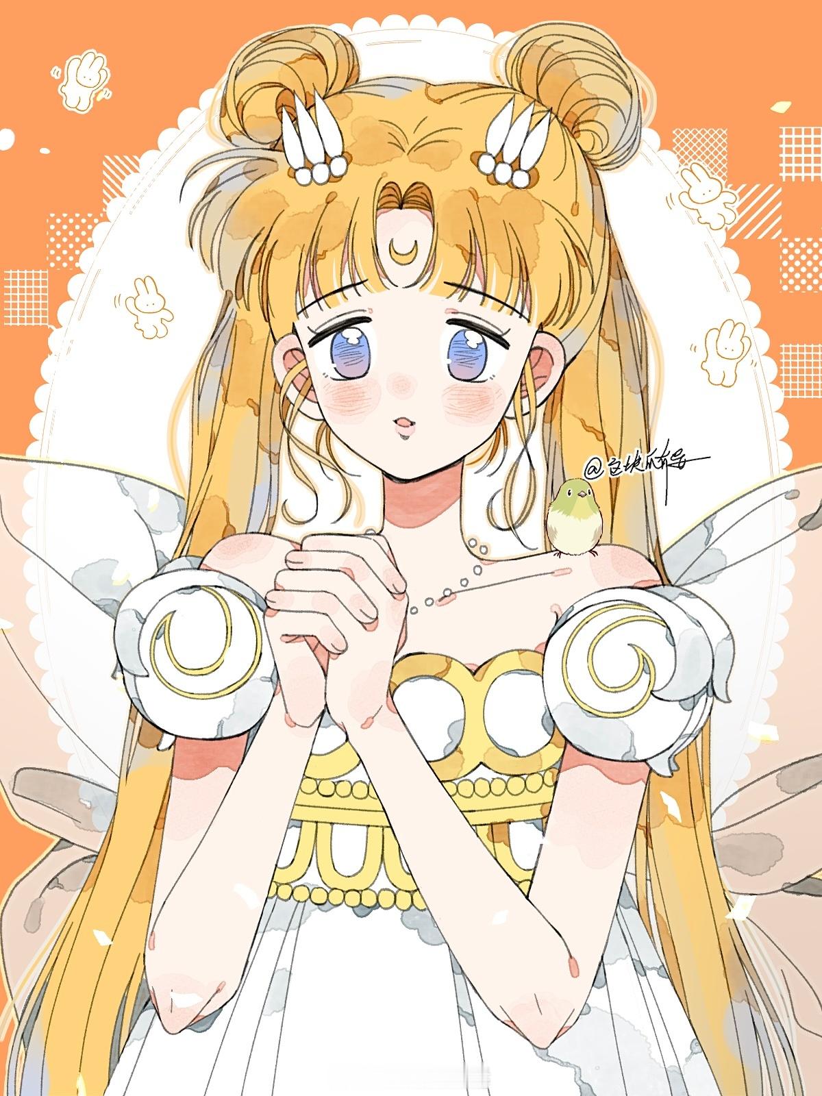 瓜的画 还没画完想画一下橙色其实这件衣服适合画全身 