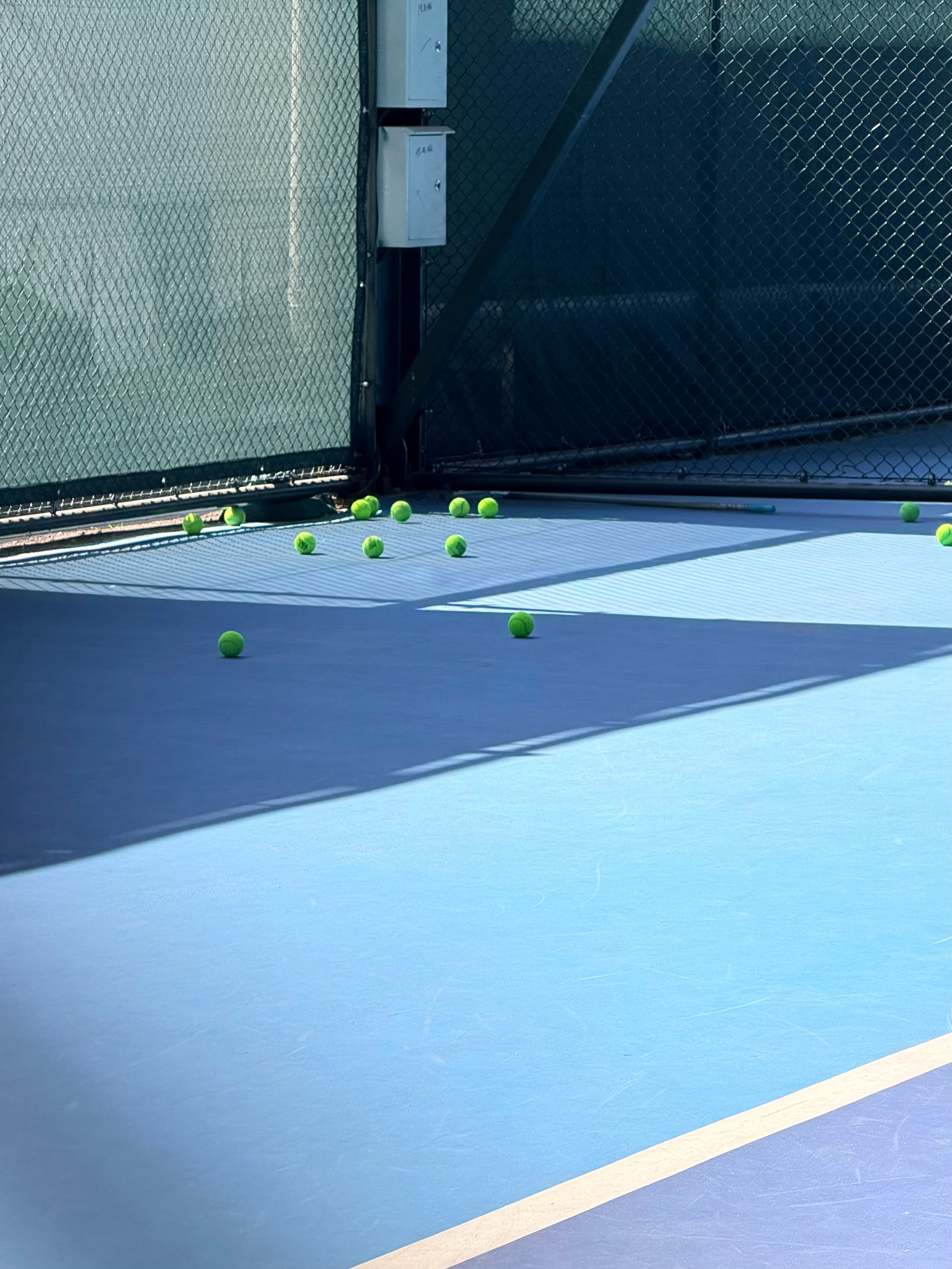 长假第2天:看完别人打球也该自己打打了🎾 ​​​