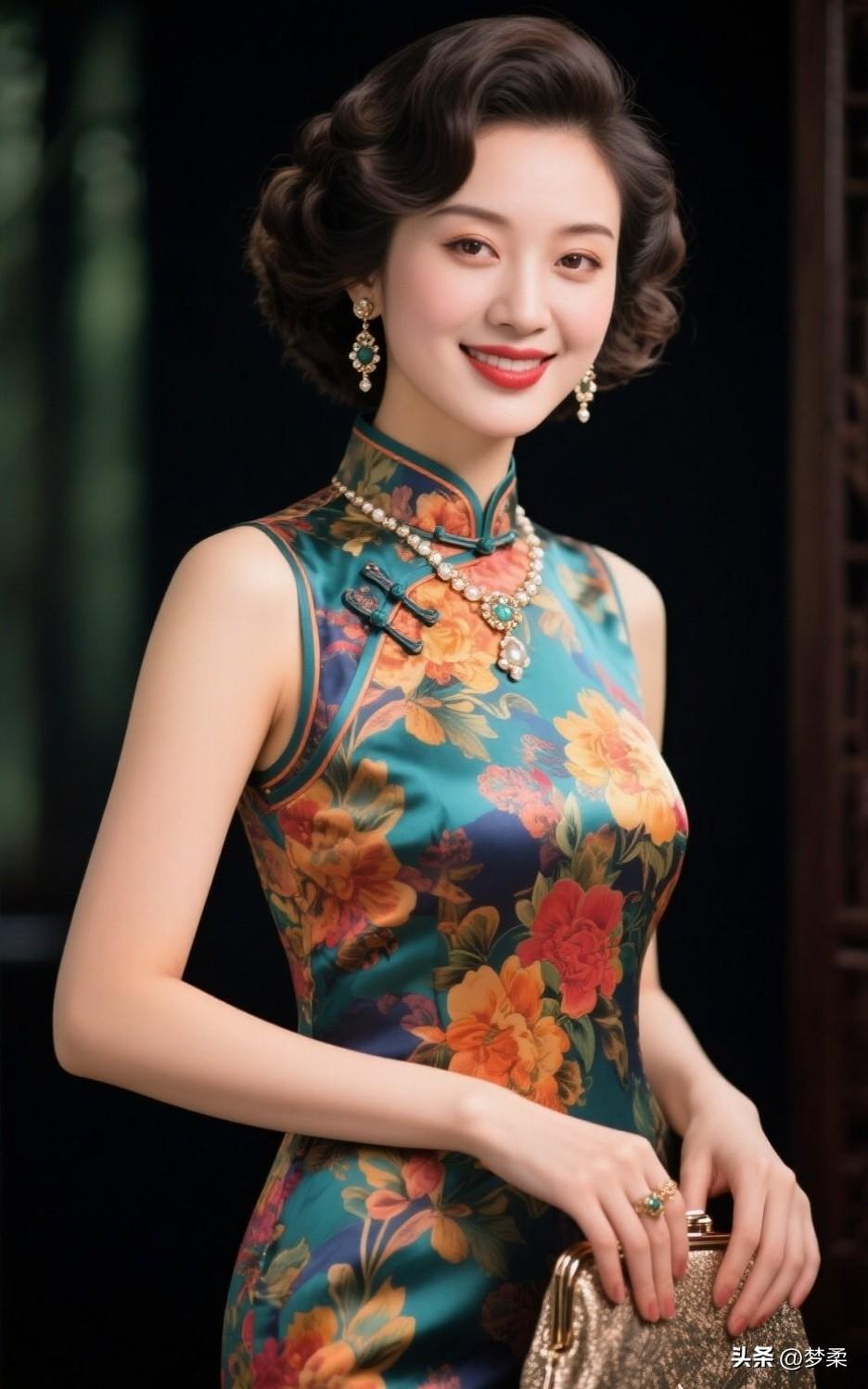 如何选择旗袍并搭配
