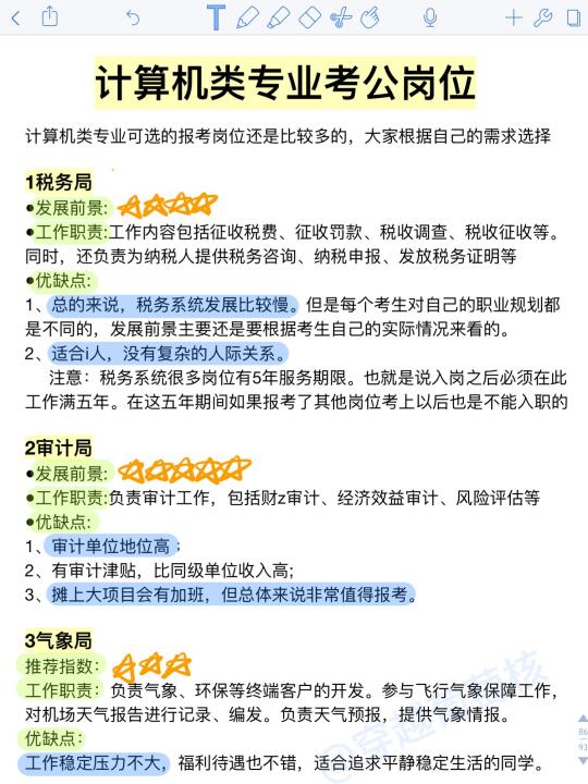 计算机类专业，大胆去考公！