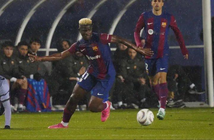 法耶在巴塞罗那的时光结束了，今天他将度过在巴萨的最后一天，然后前往法国加盟雷恩。