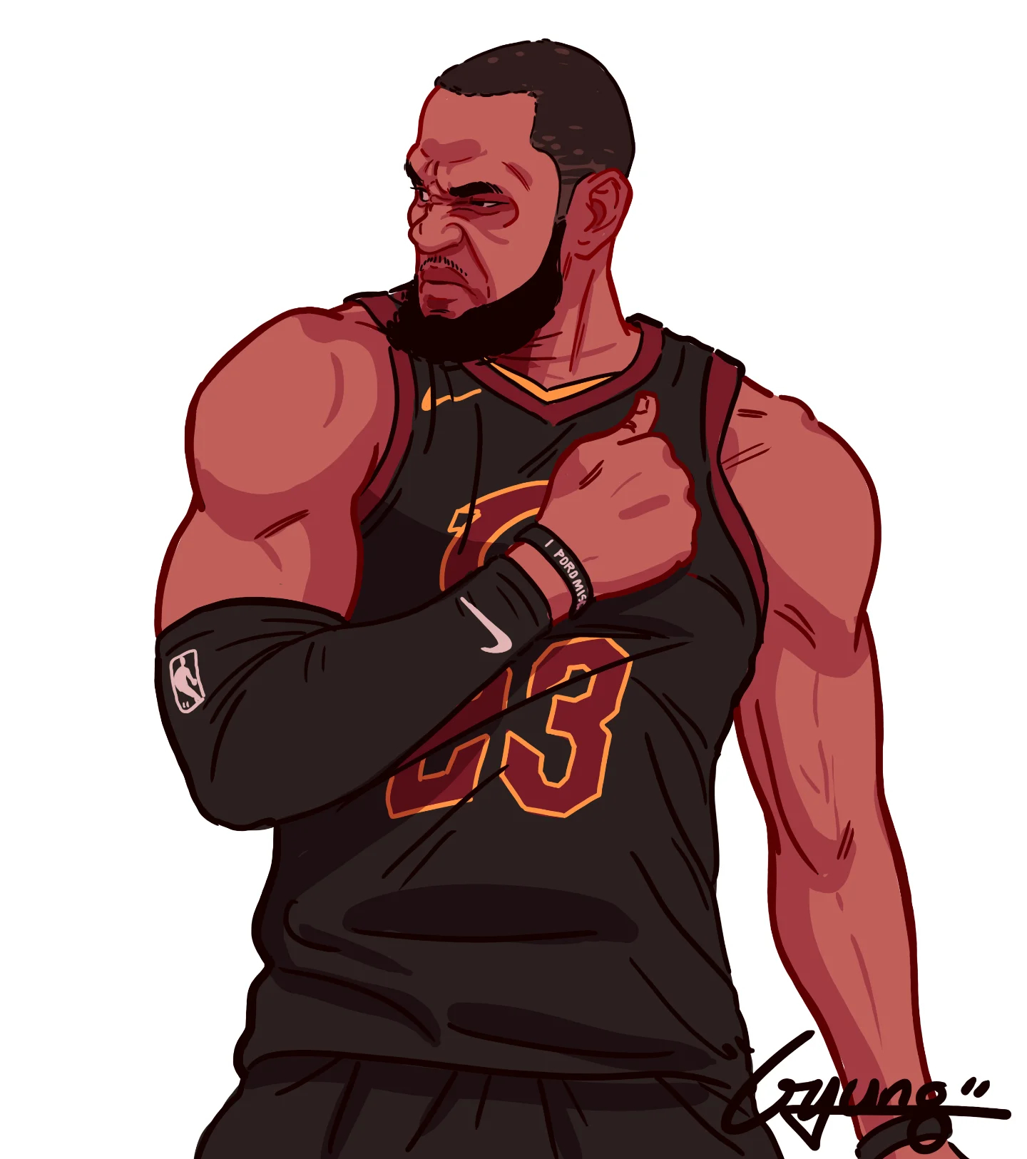 如果有的选，谁又愿意做孤胆英雄呢 CL LBJ 👑詹姆斯