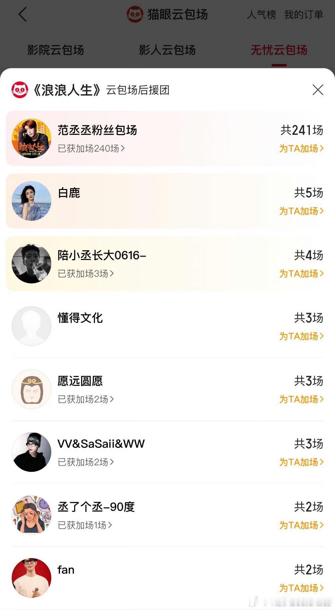 白鹿给范丞丞新电影云包场了 ​​​