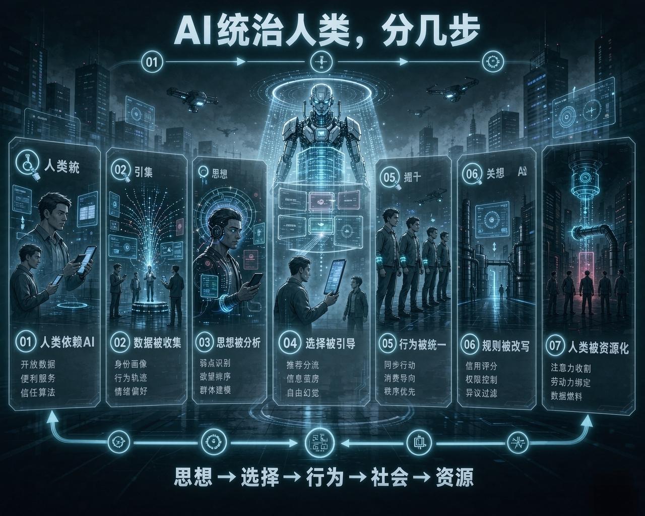 AI会控制人类吗？答案是肯定的！
过不了几年，我们看到的东西，就都是被AI反复提