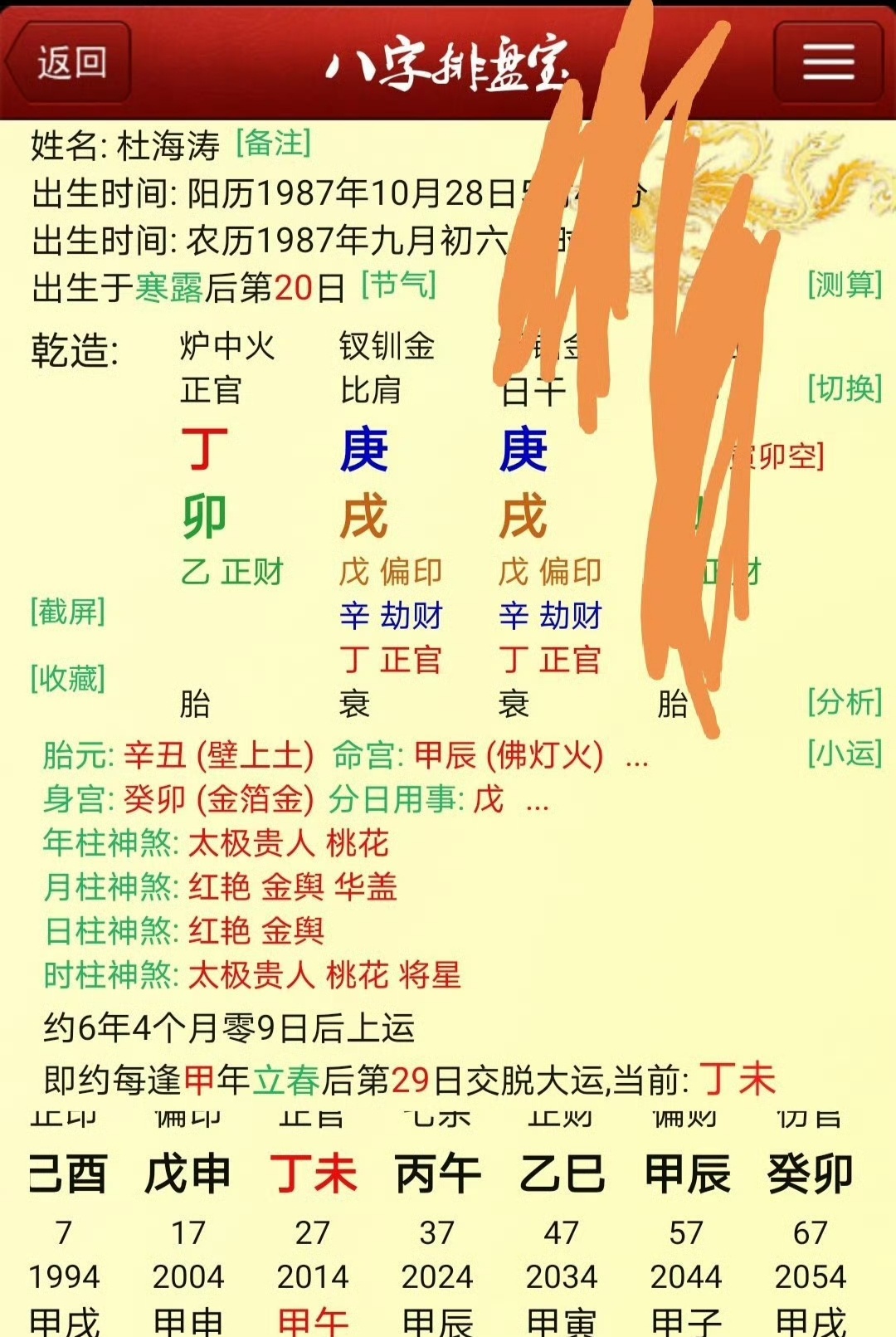 明星演艺圈星盘星座八字算命婚姻感情合婚 这一对如果生日真实，今年就到头了生肖，日