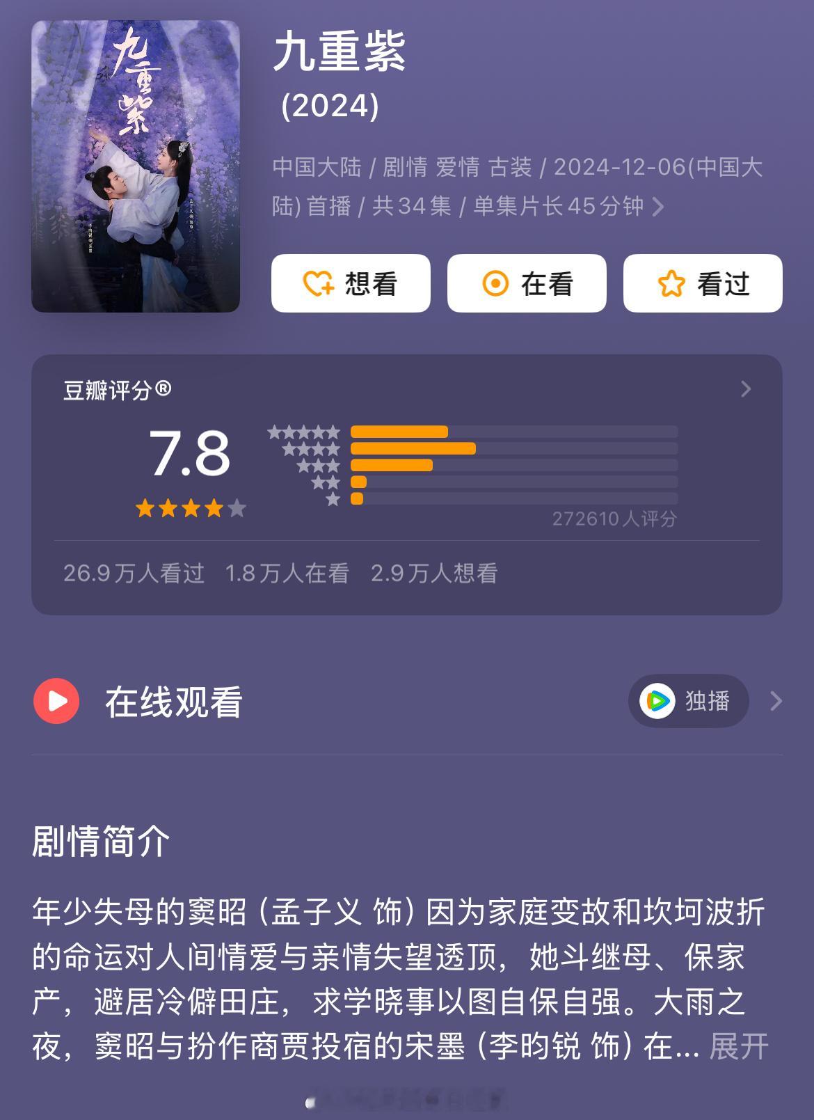 九重紫去年热播时是孟子义更出圈还是李昀锐更出圈？谁现在吃的红利最大[思考] ​​