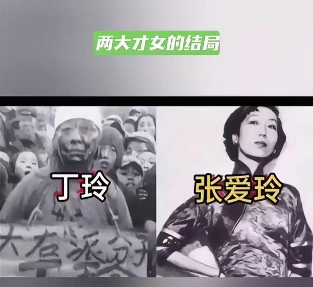两个玲，两大才女，两种结局，一个战战兢兢地活着，一个从从容容地生活。