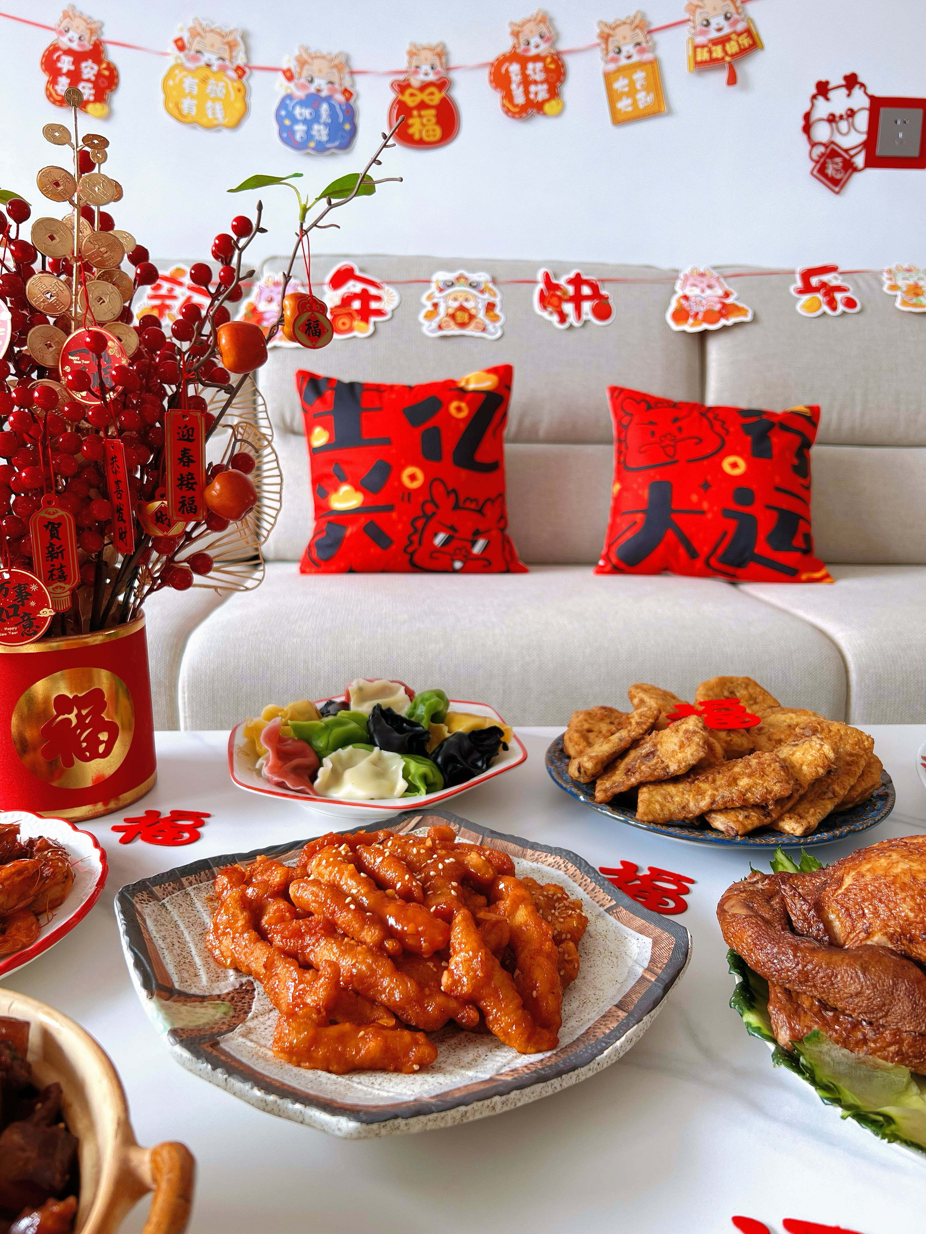 过年啦！！大家新年快乐呀！！听说#贾冰喊你年夜饭接龙# 厨房小能手的我这不得赶紧