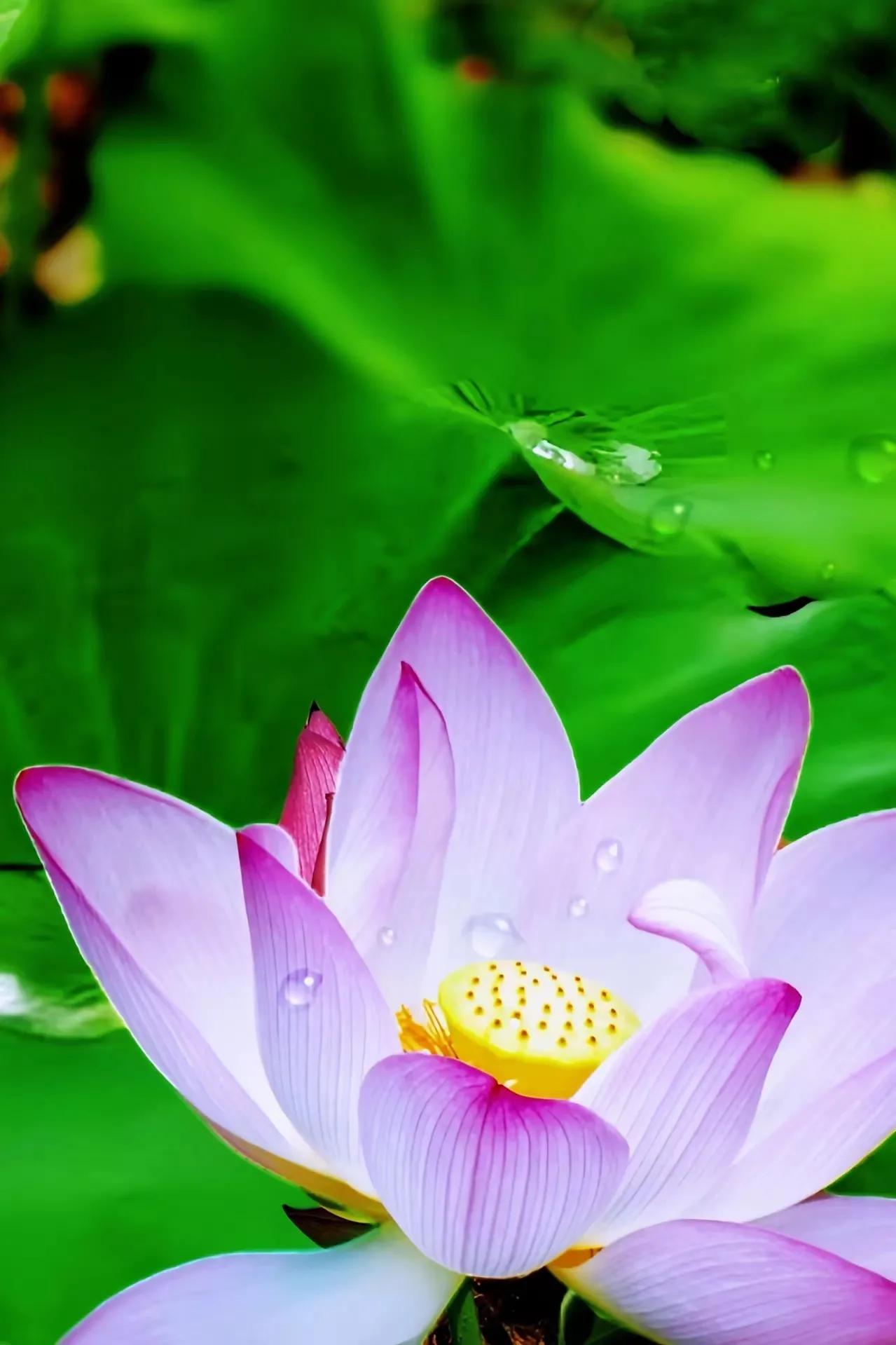 上联：珠含翠色花明艳，
下联：您请对………？

天天写荷花，我这是有多爱荷花啊[
