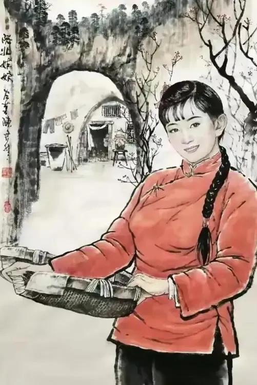 精美画汇（341）
《陕北姑娘》
作者:陈书升