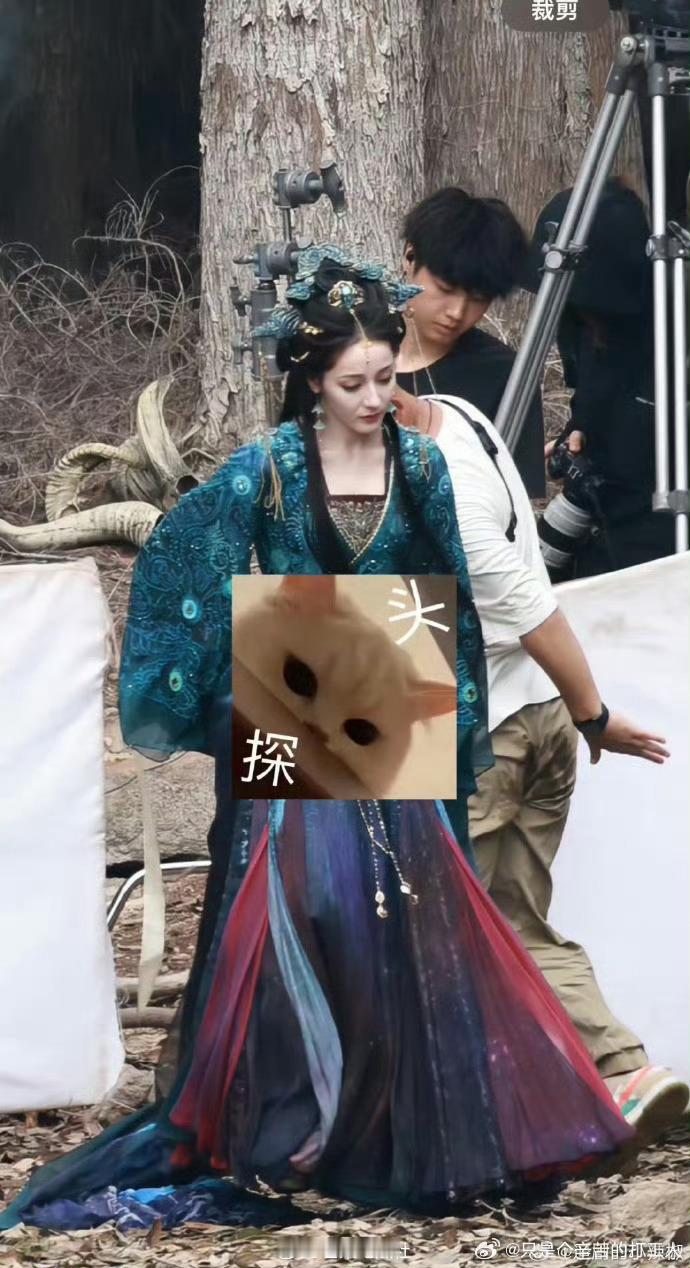 #陈飞宇迪丽热巴对戏路透# 快来看！！陈飞宇遭连番吐槽后现身和迪丽热巴一起对戏，
