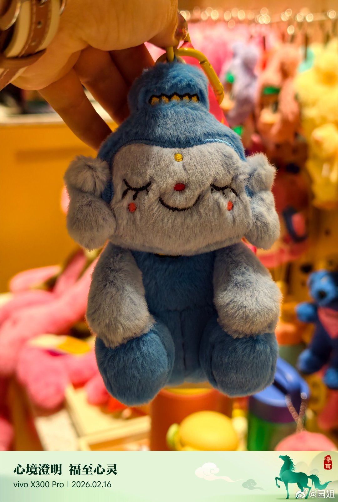 这个观音玩偶实在是太可爱了