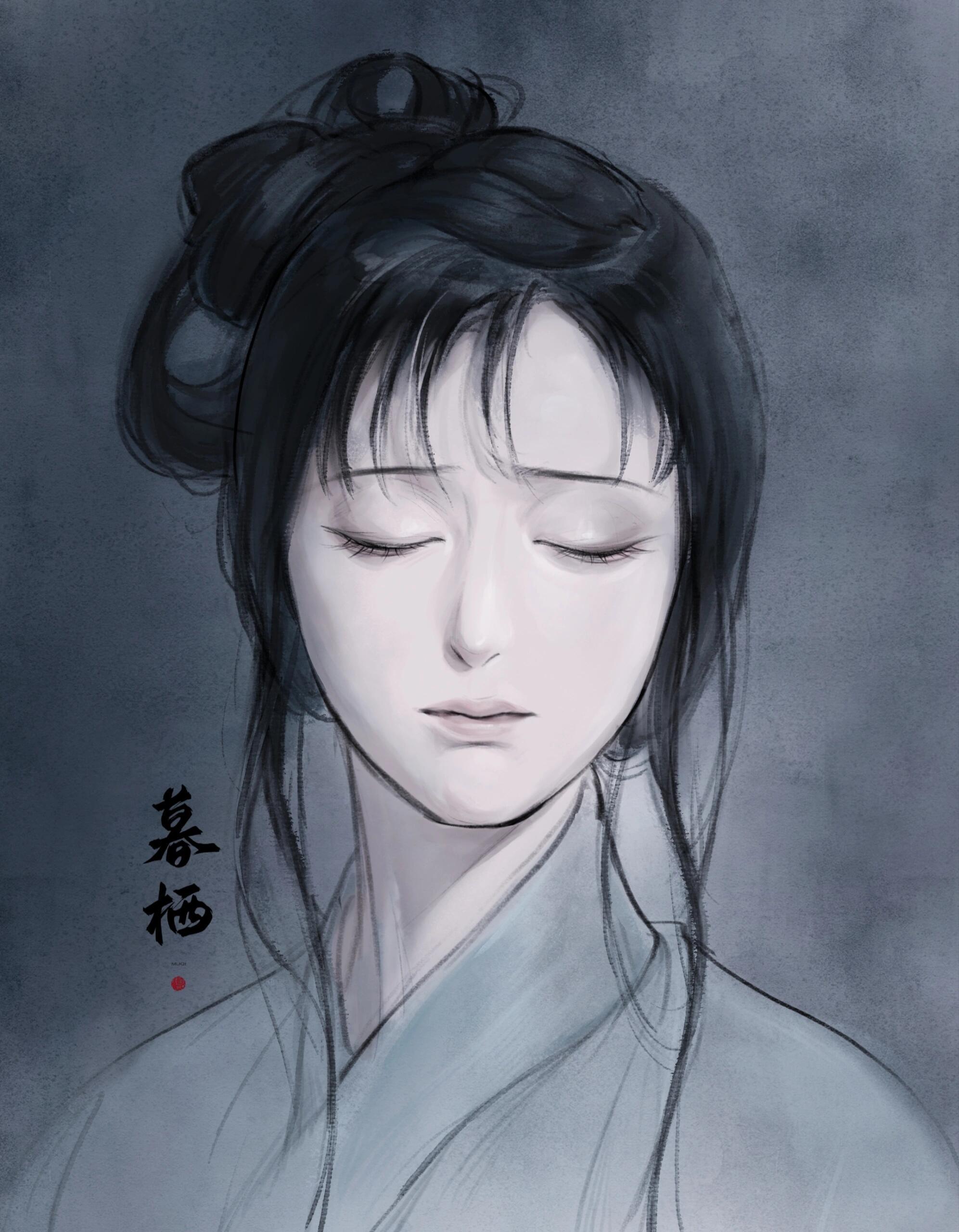 欲语泪先流，还完泪了便走了 