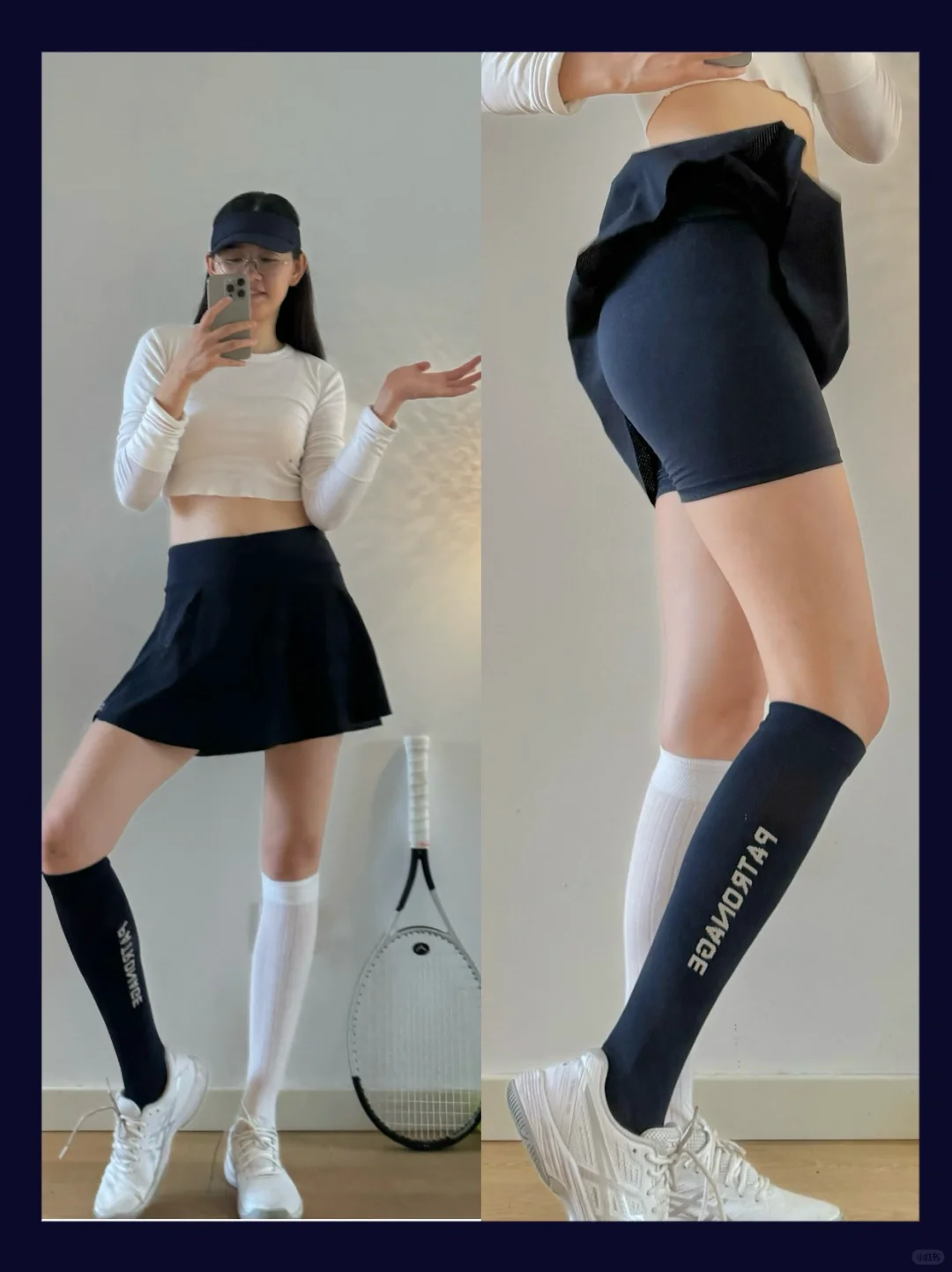 🌑☁️🌑打球后的1000套🎾网球穿搭(43/1000)
