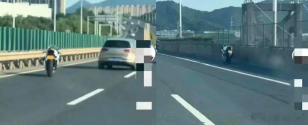 【高架惊现“无人驾驶”摩托车？张雪机车回应】7月14日下午，一位网友发布视频称，