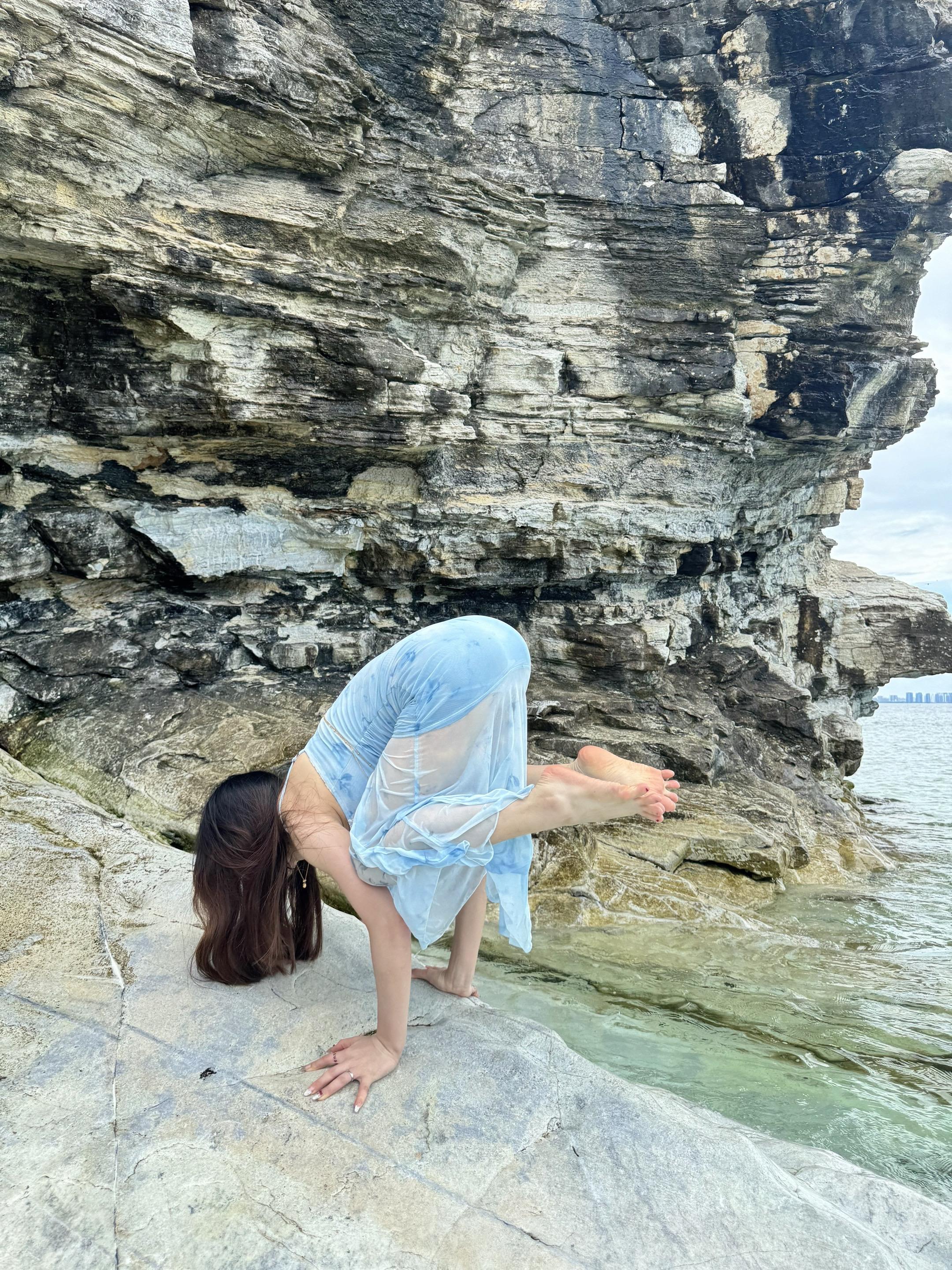 海边瑜伽 多接触大自然🍃