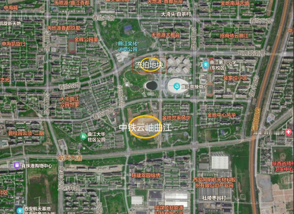 【老羊说楼市】西安曲江一宗地“未存在有效报价”流拍！为什么呢？

该宗地（QJ8