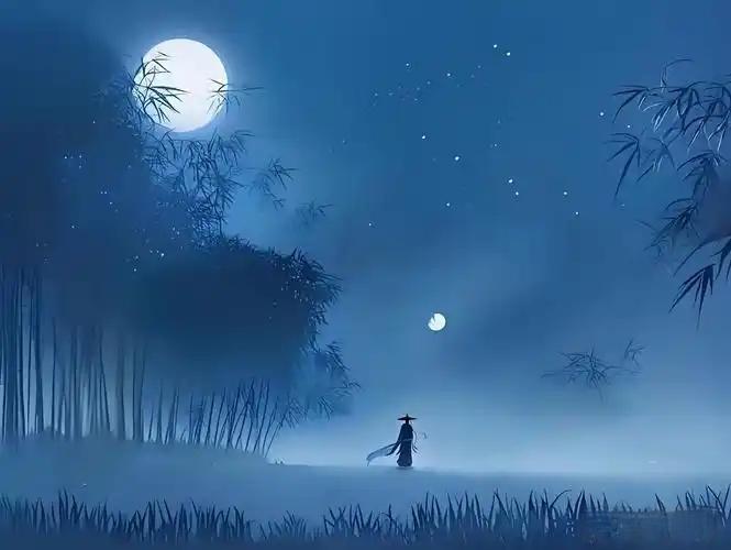 上联：望大海风平浪静
下联：观夜空月明星稀