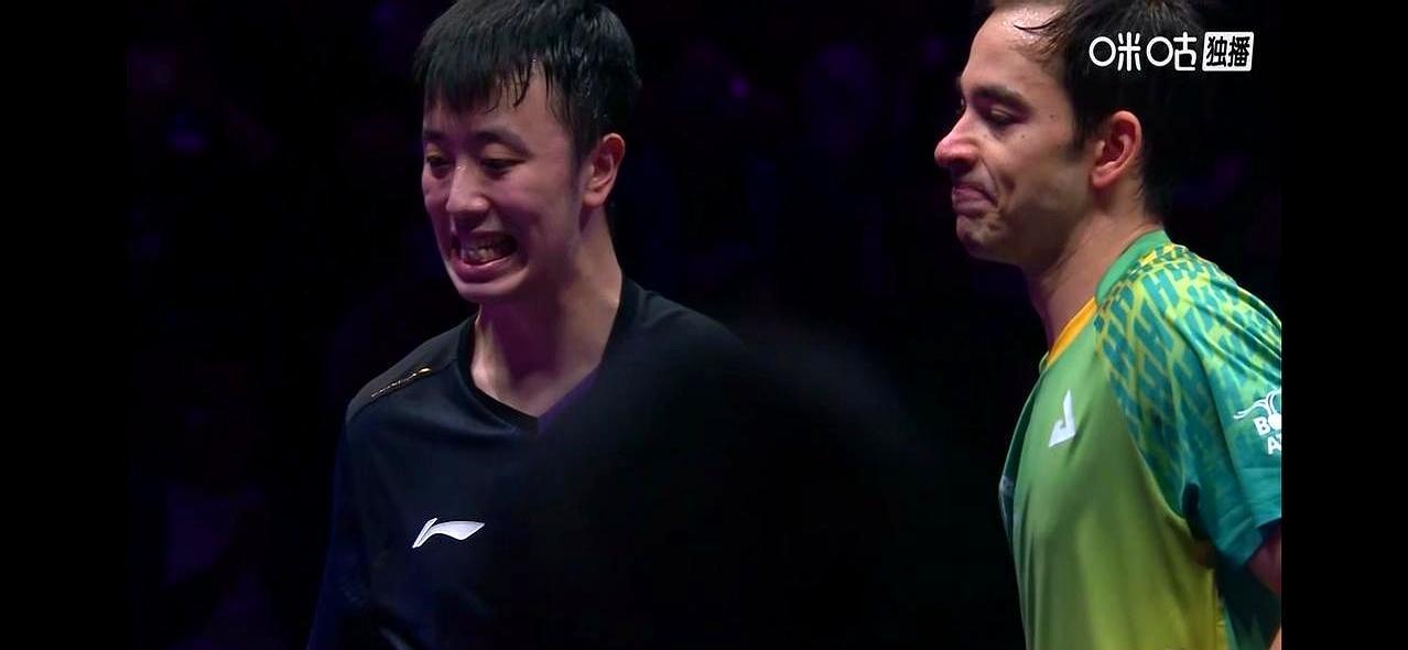 新加坡刚赢雨果的陈垣宇，重庆站首轮2:3出局了。
 
五局打满，0-2落后连扳两