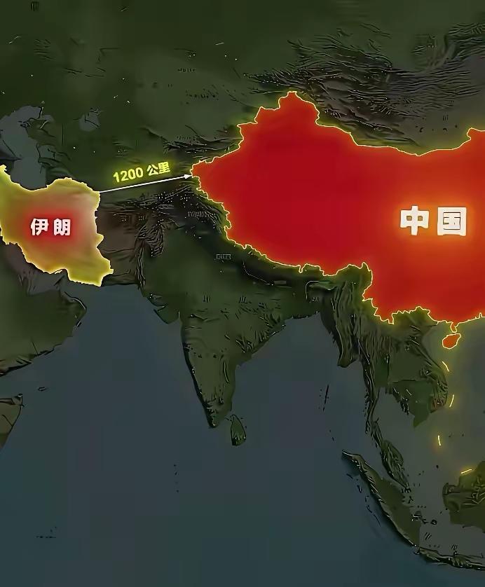 原来波斯这么近，这要是修一条管线多方便，走地下都行。