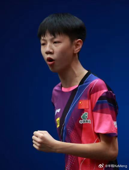 #乒乓运动员孙杨代替王楚钦出战男团#吓我一跳！还以为是跳水的孙杨，原来是新人呀！