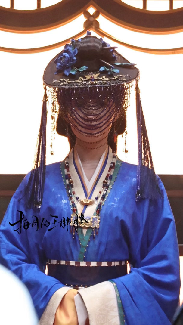 黄羿珠帘帷帽黄羿珠雀帷帽造型 ​黄羿珠雀帷帽造型 ​​​
