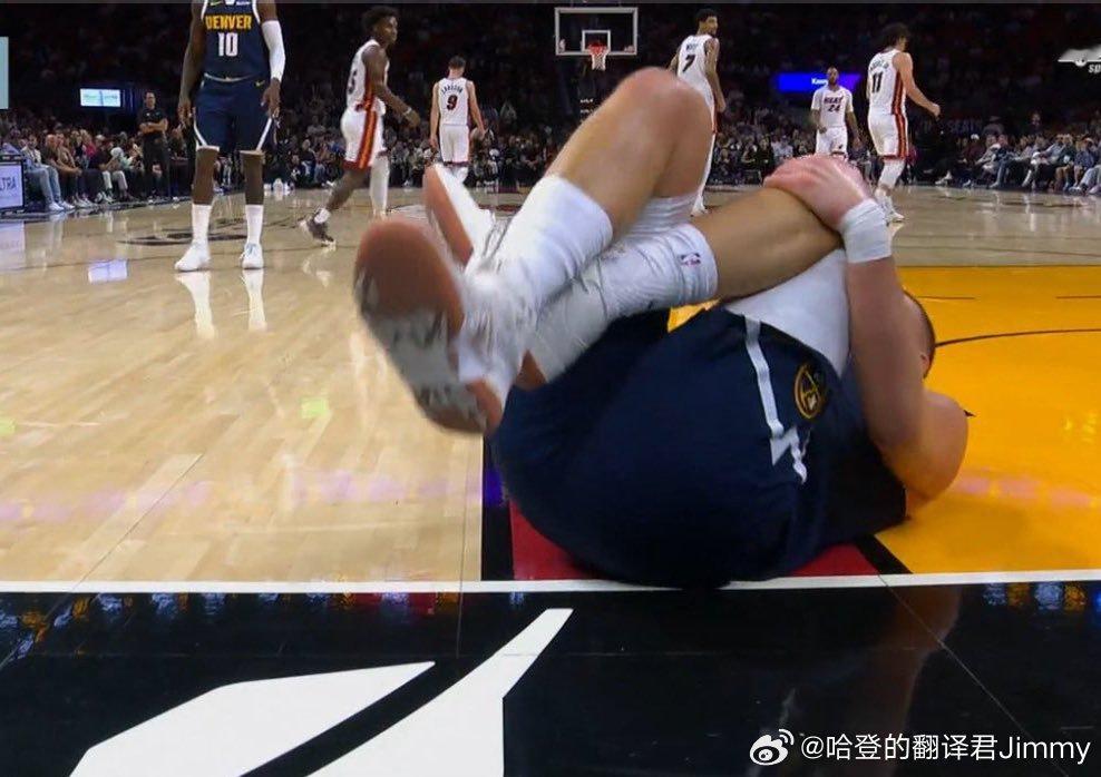 Meridiansport：初步迹象表明，约基奇的伤情是过度伸展，并未造成严重损