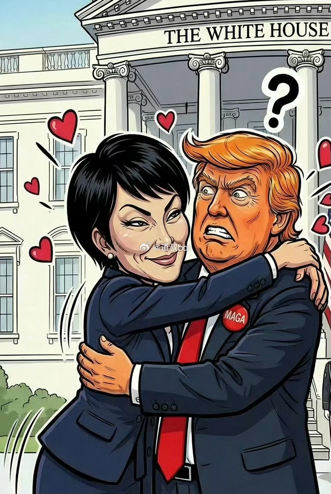 高市早苗访问美国全程姿态放得极低，又是亲密拥抱又是夸人，活脱脱一场谄媚外交秀！高