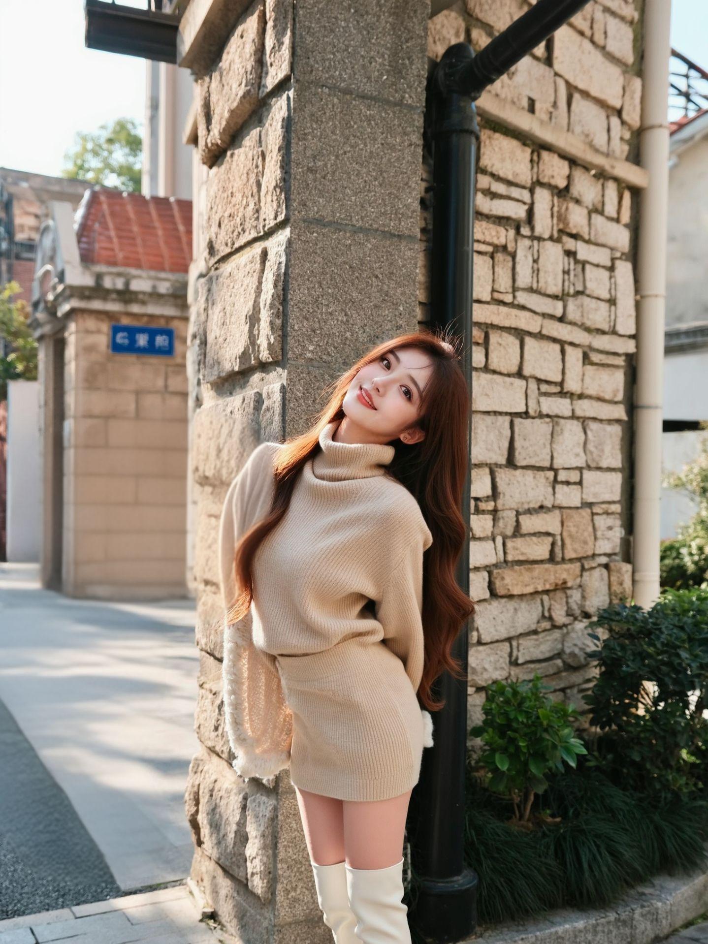 AI韩系街拍风  原来ai写真可以这么美  谁拍谁好看 美出高级感