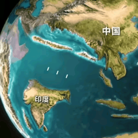 印度今天的48度高温是它自己造成的。它非要横冲直撞地撞向亚洲大陆，在北部使劲挤压