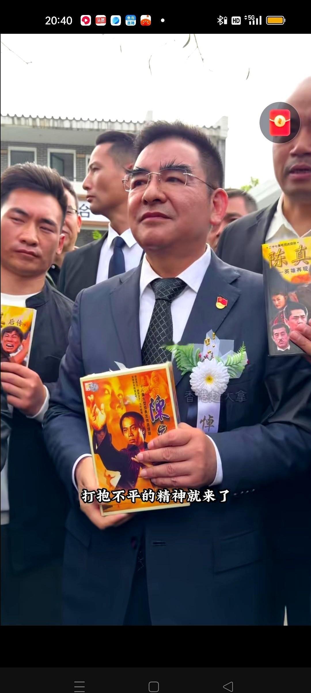 陈光标对着镜头，直接就把梁小龙老师的死因给掀了。
他说，梁小龙不是病死的，也不是