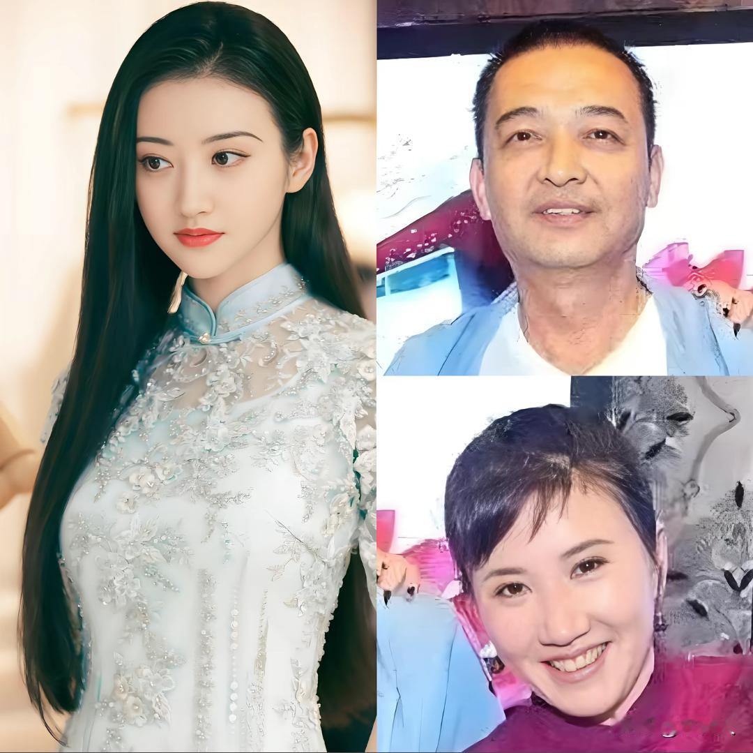 父母长相一般，没想到生的女儿这么好看。顶级的美貌本来就是基因彩票，这说明景甜的父