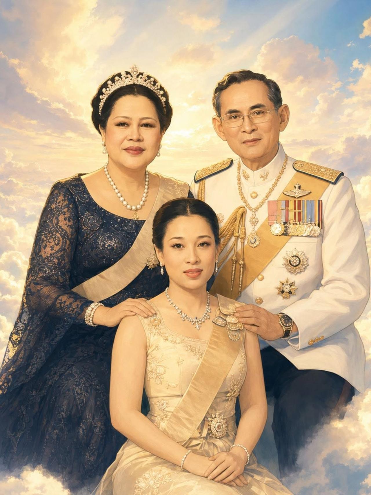 帕公主血统纯正，祖上多代都是近亲联姻
泰国王室为了"血统纯正"，几代人近亲通婚，