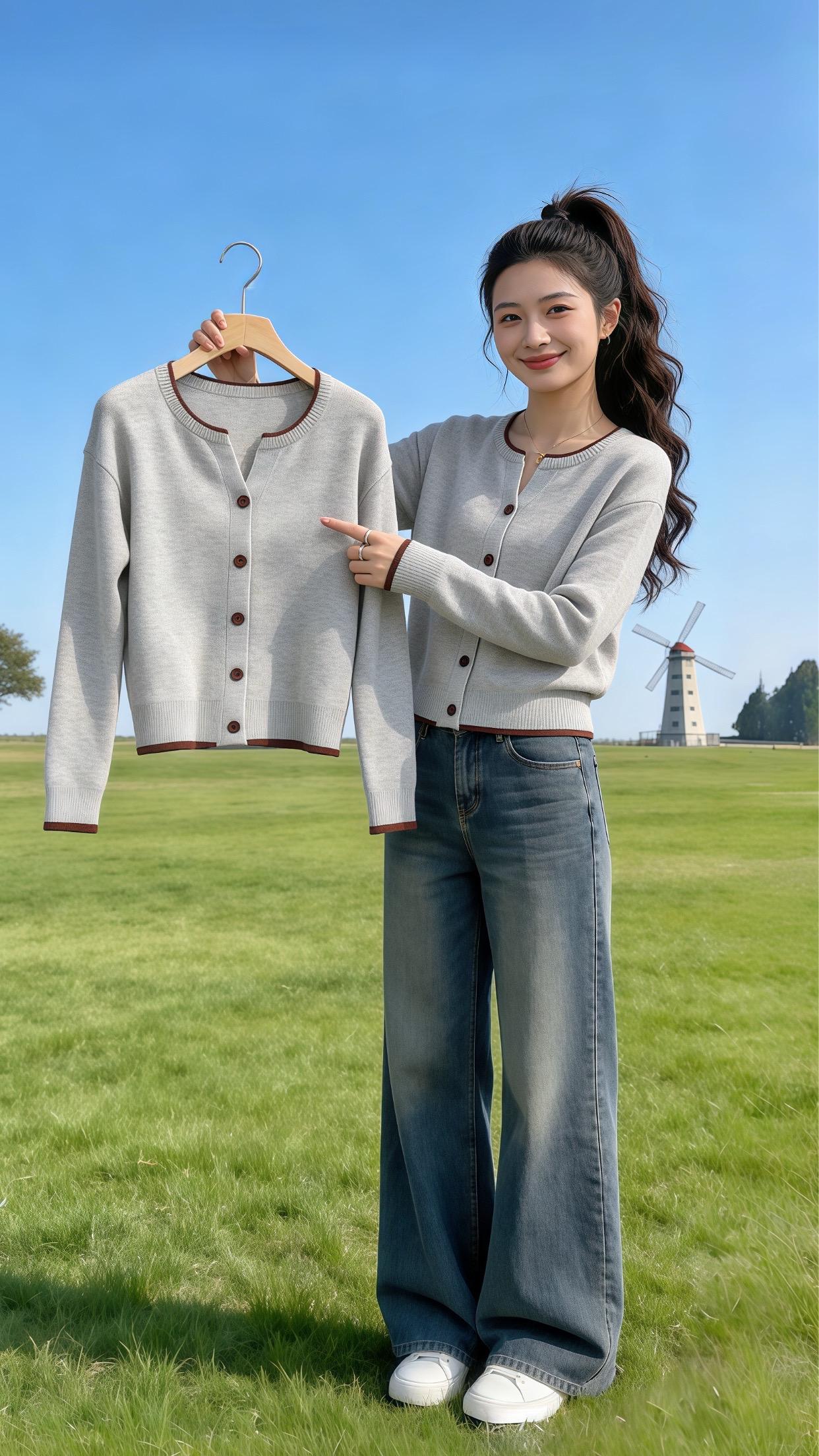 早春基础款漂亮衣服分享 春日出游空气感上衣 春天彩色穿搭万能公式 早春...