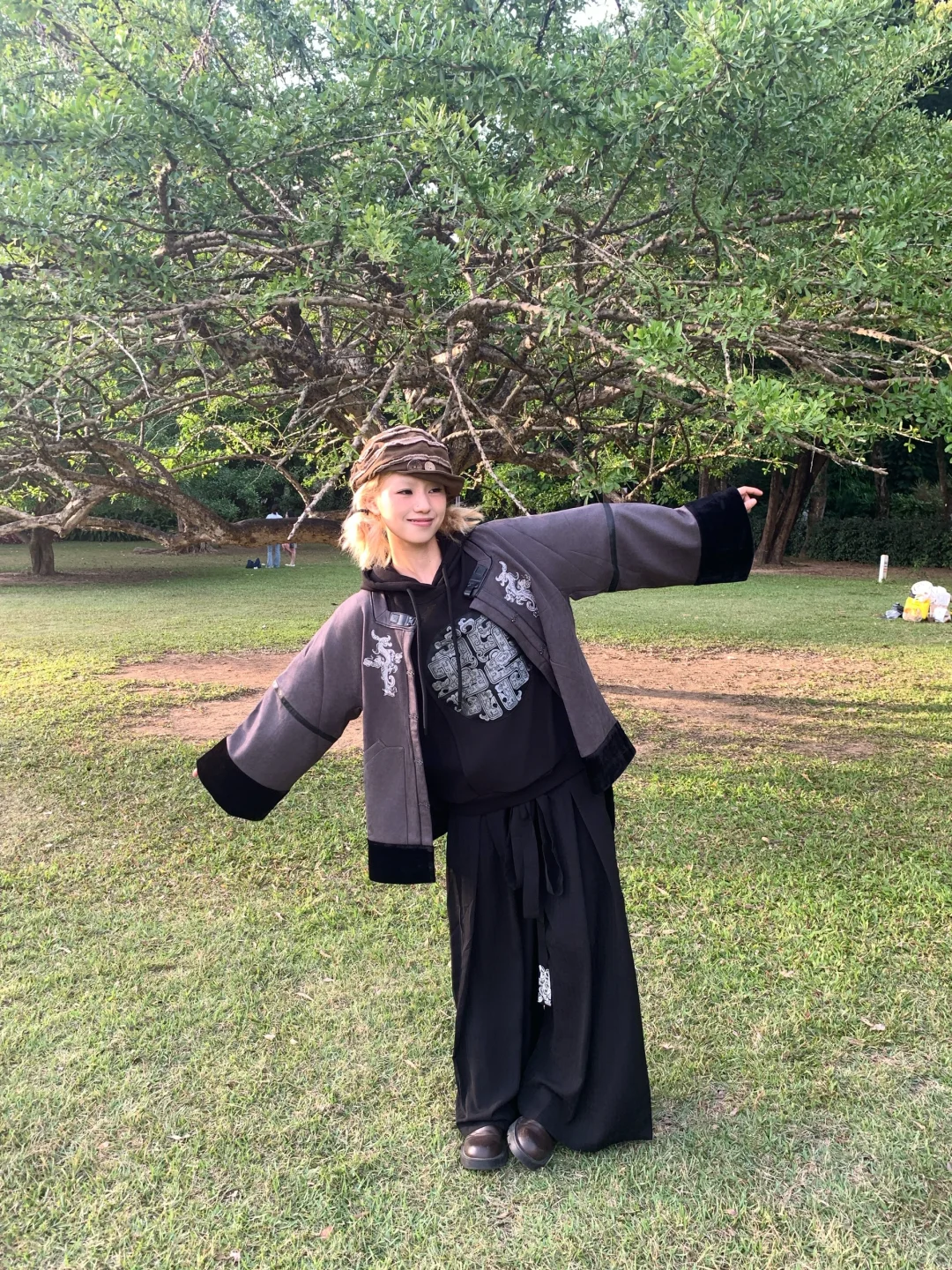 在大自然里野蛮生长 汉服初体验