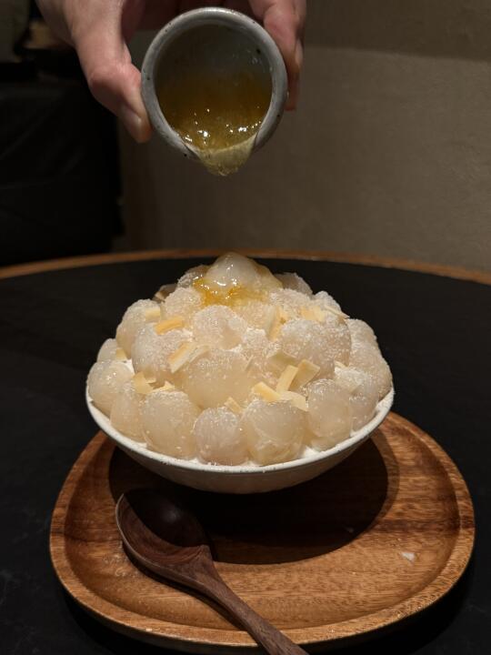 长沙万象城我唯一推荐的荔枝柚子雪冰…