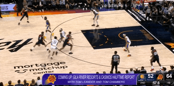 不止嘴硬！今天狄龙球也打得好！
在今天NBA常规赛太阳对阵步行者的第二节比赛中，