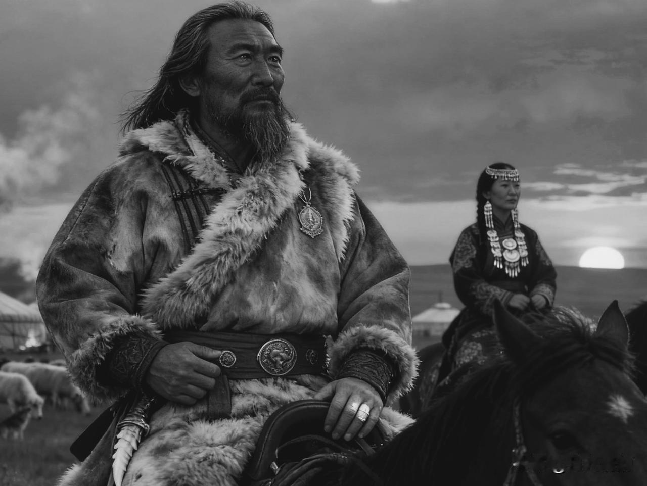 公元1180年，在也速该死后的第十年，19岁的铁木真去弘吉剌部娶了一个美丽的妻子