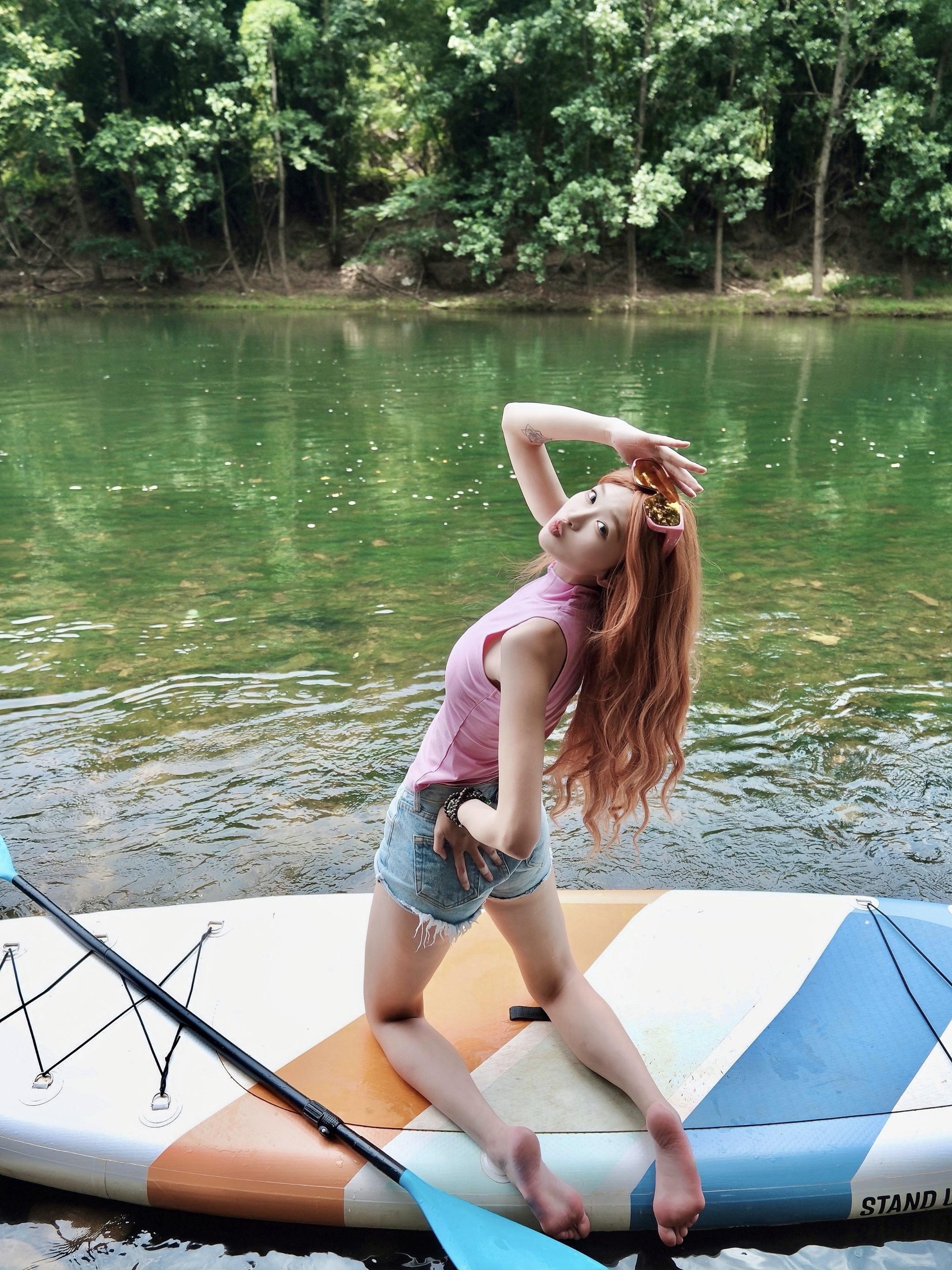关于夏天🙈 夏日桨板玩水咯
