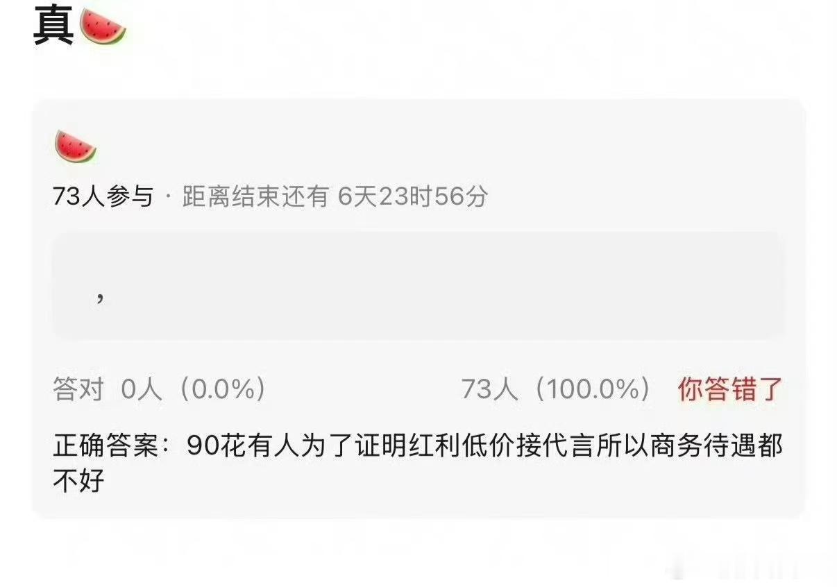 爆料说90花低价接代言……不直接说的我一律当没料[黑线]曝有90花低价接代言 ​