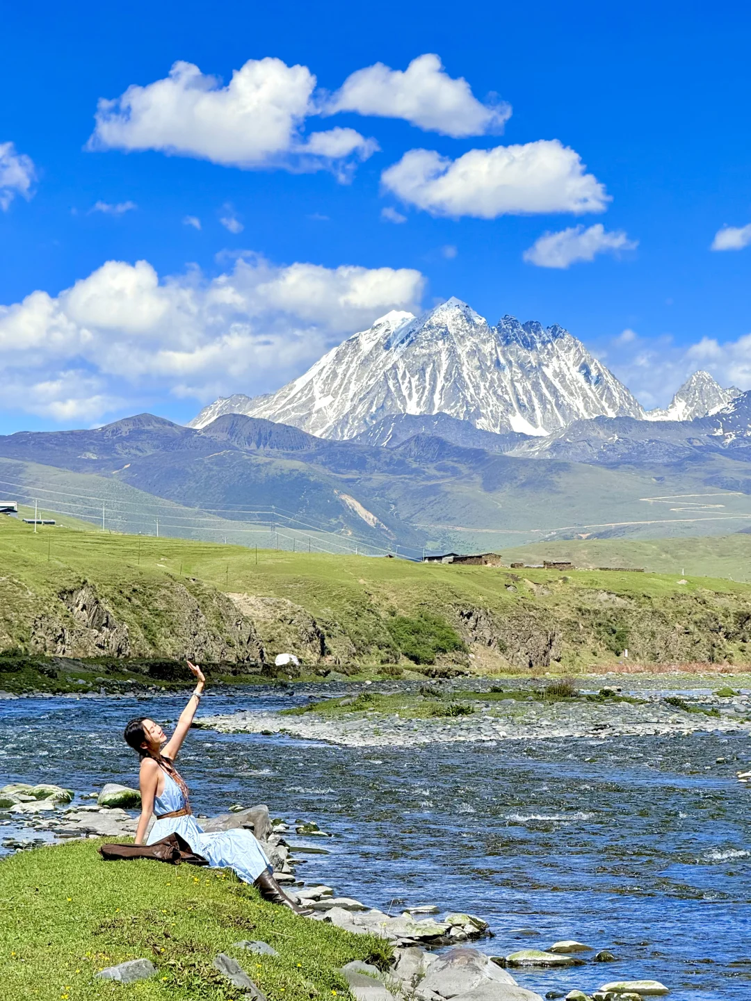6.5姑弄村实况！！雪山下的绝美露营地…