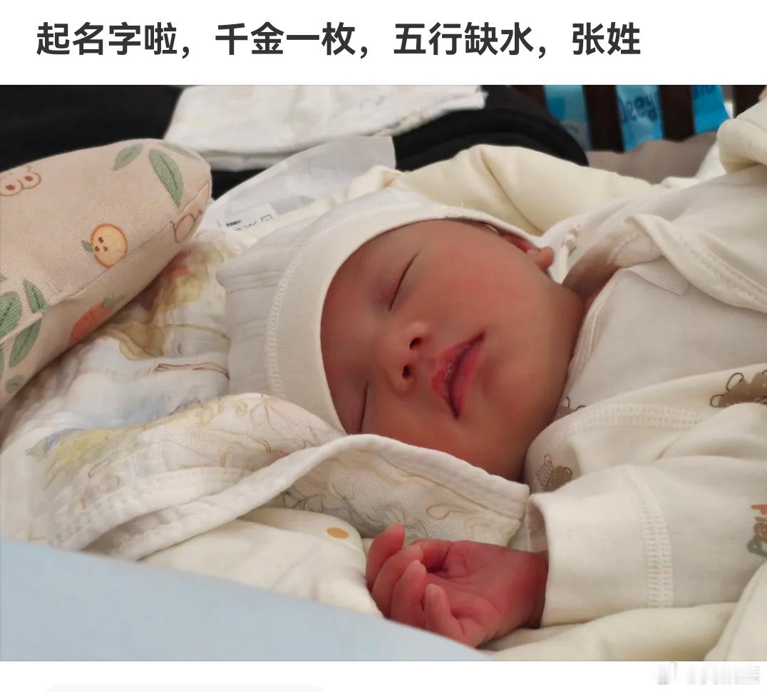 姓张，女孩，五行缺水，你们觉得可以叫什么？ 