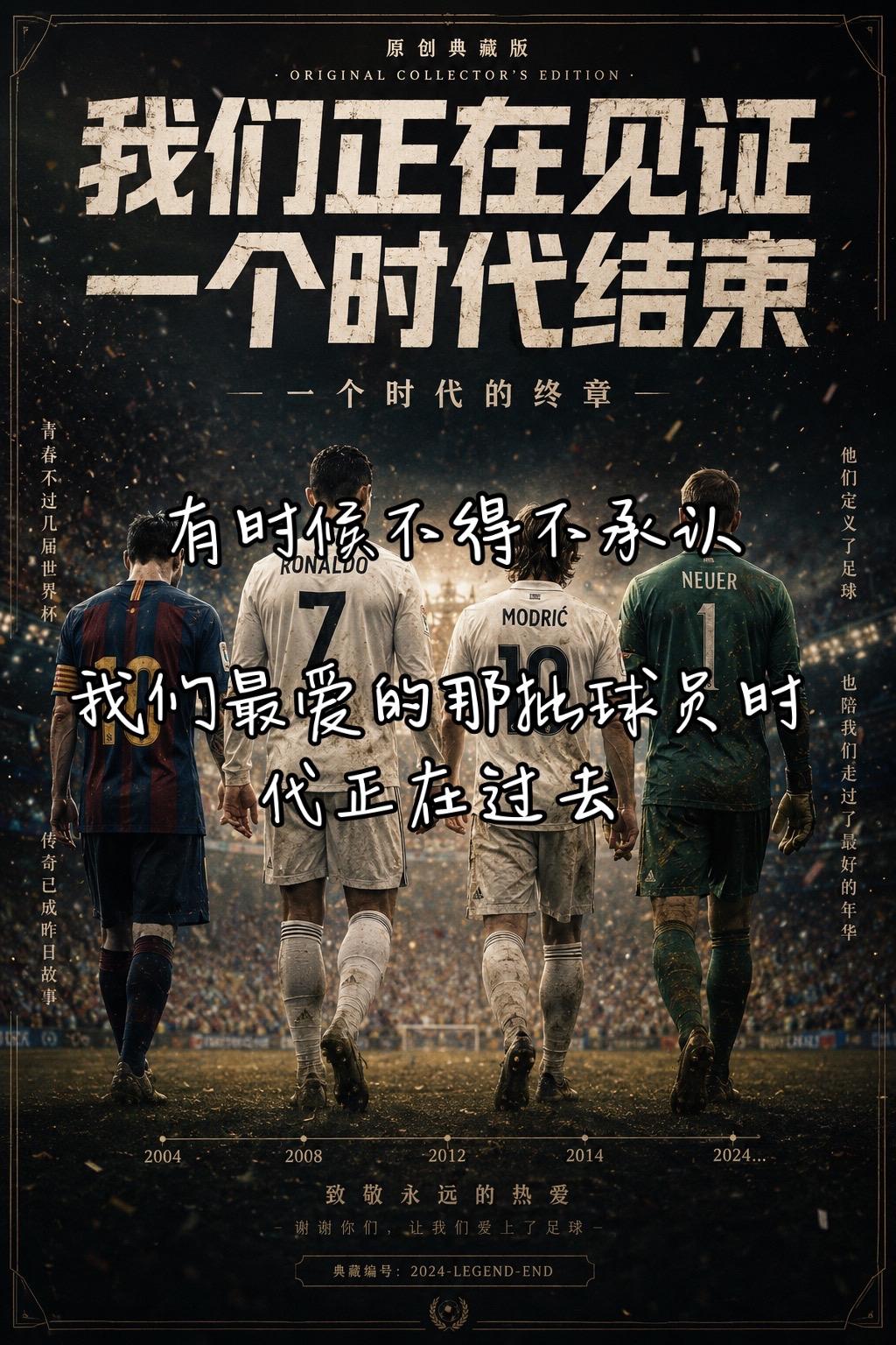 他们老了，我们也开始慢慢变老2026年足球世界杯 一起期待2026世界杯