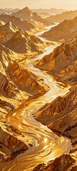 金色流光 